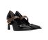 Fendi Mary Jane Zucca Buckle Heels, side view