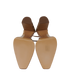 Fendi Ankle Strap Logo Heels, top view