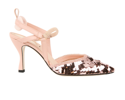 Fendi Sequins Colibri Heels, Leather, Pink, UK4, 3*