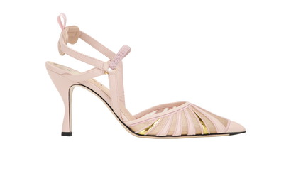 Fendi Striped Colibri Lite, &pound;250, Shoes, Pink, Leather/Mesh, Front view