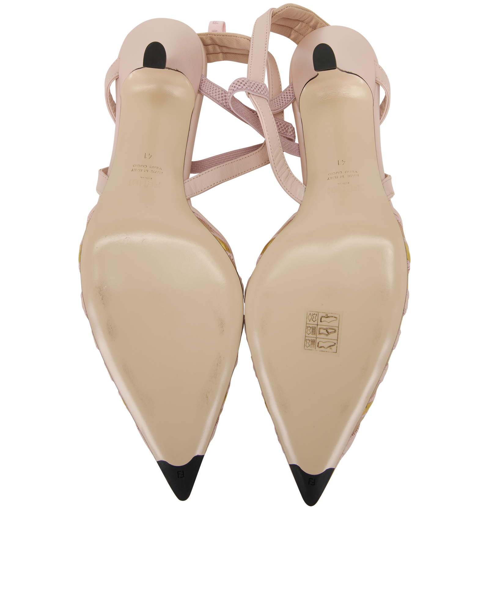 Fendi Striped Colibri Lite, &pound;250, Shoes, Pink, Leather/Mesh, Top view