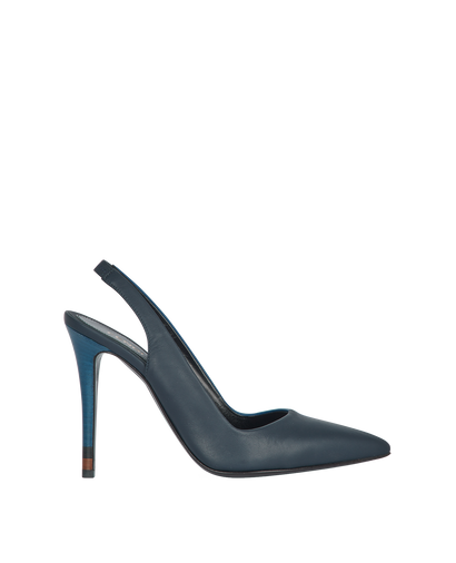 Fendi Two-Toned Slingback Heels, front view