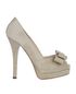 Fendi Bow Peep Toe Heels, front view