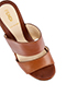 Fendi Brown Wedge Sandals, other view