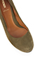 Fendi Brown Suede Leather Logo Heels, other view