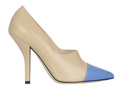 Fendi Painted Two-Tone Pumps, front view