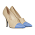 Fendi Painted Two-Tone Pumps, side view