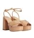 Fendi Promenade Cross Strap Platforms, side view