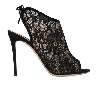 Gianvitto Rossi Lace Pumps, front view