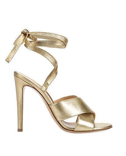 Gianvito Rossi Tie Up Heeled Sandals, front view
