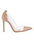Gianvito Rossi Plexi 100 Heels, front view