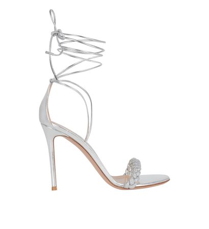 Gianvito Rossi Diamanté High Heels Sandals, front view