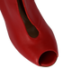 Gianvito Rossi Peep Toe Heels, &pound;110, Shoes, Red, Leather, Other view