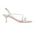 Gianvito Rossi Manhattan 55MM Mirror Effect Sandals, front view