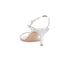 Gianvito Rossi Manhattan 55MM Mirror Effect Sandals, back view