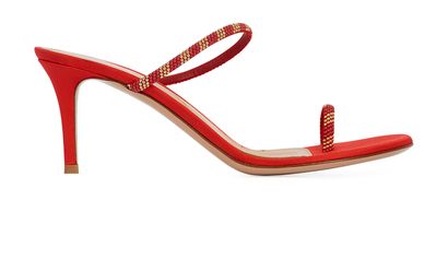Gianvitto Rossi 70MM Bead Embellishment Mules, front view