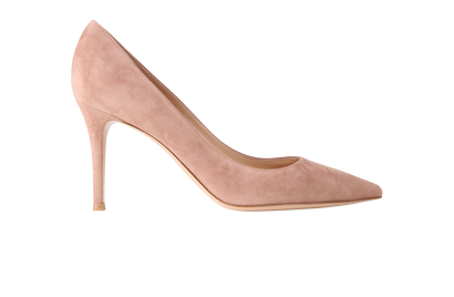 Gianvito Rossi Pumps, &pound;195, Shoes, Pink, Suede, Front view