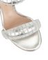 Gianvito Rossi Bijoux Crystal Embellished Heeled Sandals, £180, Shoes, Silver, Leather, Other view
