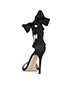 Gianvito Rossi Tie Up Heels, back view