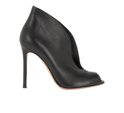 Gianvito Rossi Vamp Ankle Boots, &pound;140, Shoes, Black, Leather, Front view