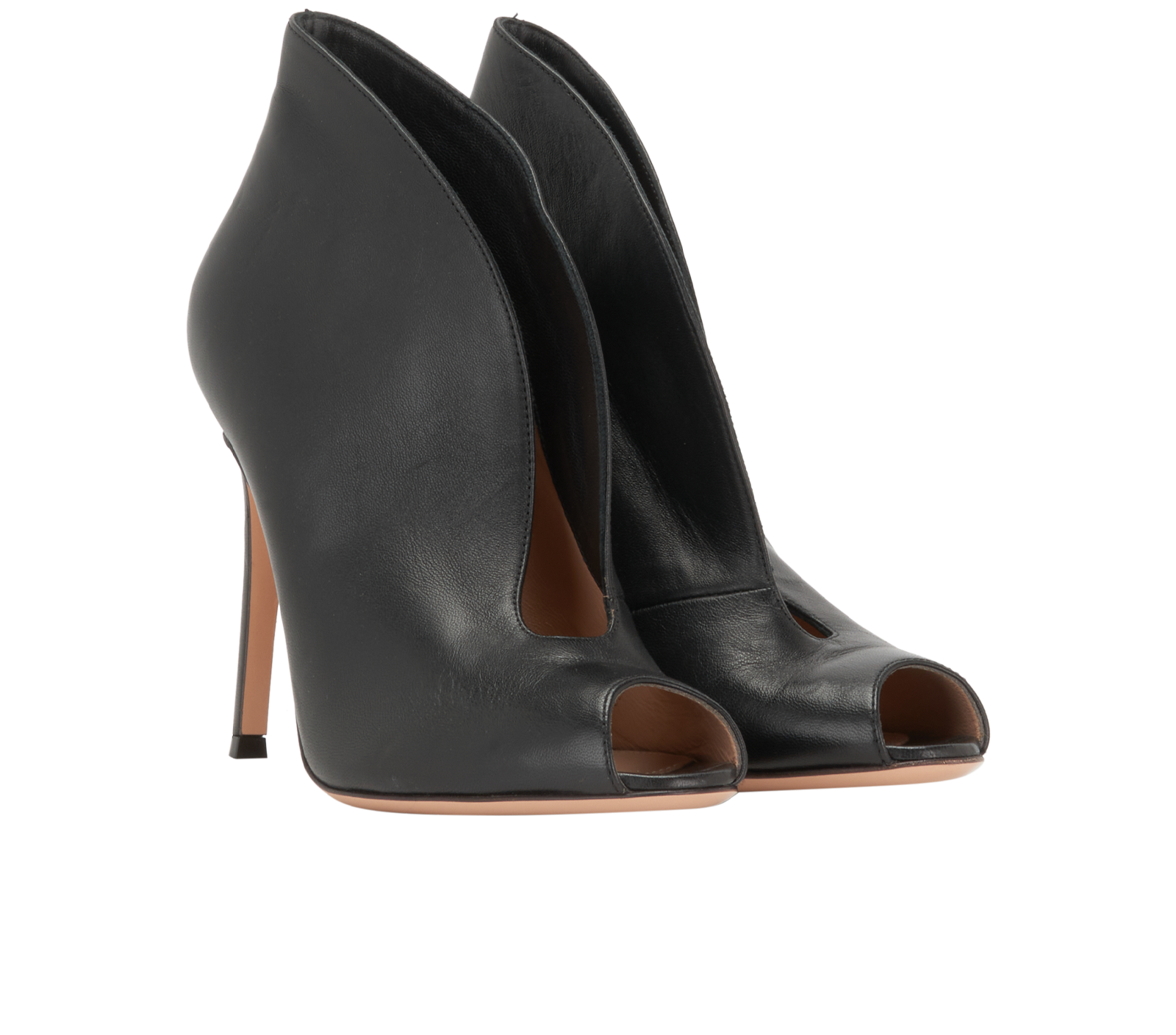 Gianvito Rossi Vamp Ankle Boots, &pound;140, Shoes, Black, Leather, Side view