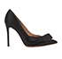 Gianvito Rossi Kyoto 100 Bow Satin Pumps, front view