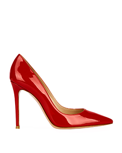 Gianvito Rossi Shoes, Leather, Red, B/DB, 5