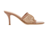 Gianvito Rossi Jamaica 70 Mules, &pound;175, Shoes, Beige/Pink, Leather/Mesh, Front view