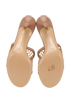 Gianvito Rossi Jamaica 70 Mules, &pound;175, Shoes, Beige/Pink, Leather/Mesh, Top view