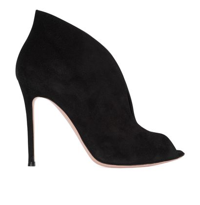 Gianvito Rossi Suede Vamp Pumps 105, front view