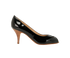 Giuseppe Zanotti Vintage Peep Toe Heels, &pound;80, Shoes, Black, Patent Leather, Front view