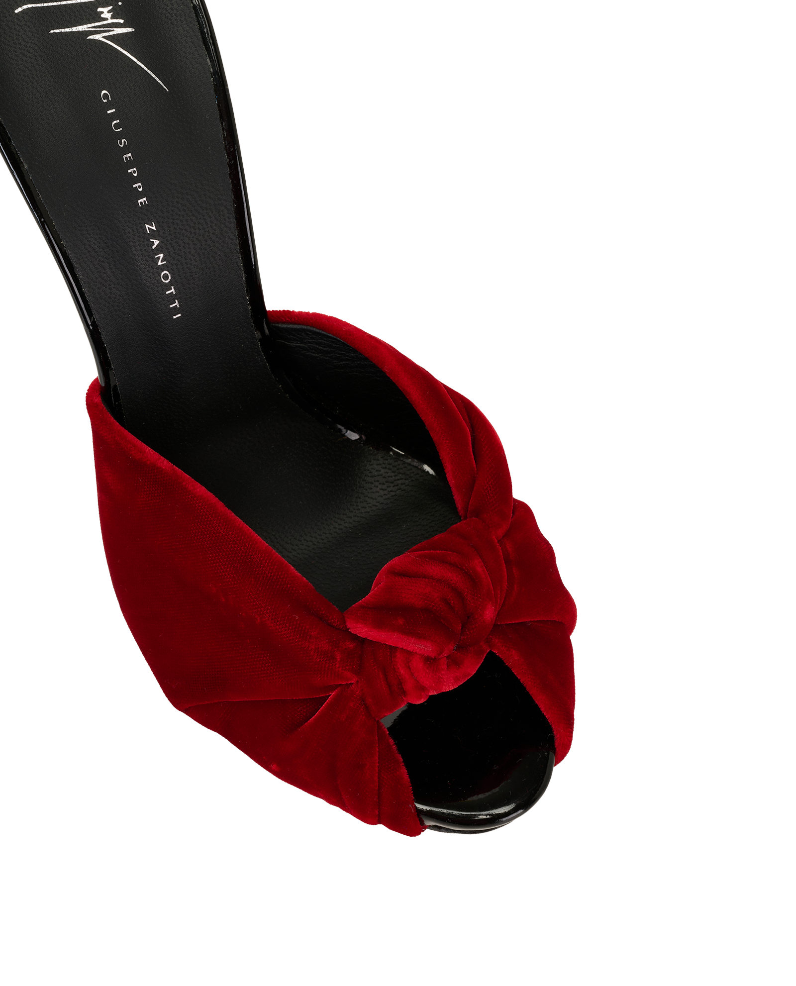 Giuseppe Zanotti Bridget Mules, &pound;195, Shoes, Velvet, Other view