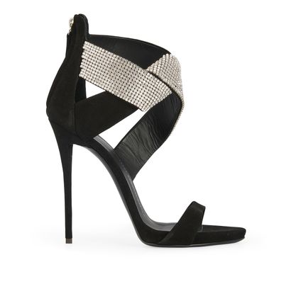 Giuseppe Zanotti Crystal Heels 120, front view