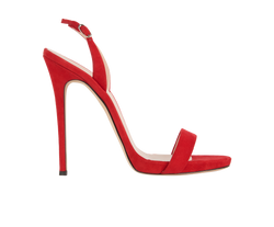 Giuseppe Zanotti Sophie 120, Suede, Red, UK7, B/DB, 2*