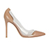 Gianvito Rossi Plexi Panelled Heels, front view