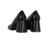 Gucci Horsebit Block Heels, back view