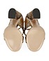 Gucci Floral T-Strap Sandals Brocade, top view