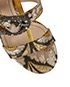 Gucci Floral T-Strap Sandals Brocade, other view