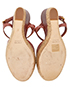 Gucci Hollie Wedges, top view