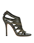 Gucci Caged Open Toe Heels, front view