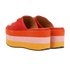 Gucci X Adidas GG Platform Mules, &pound;250, Shoes, Red, Suede, Back view