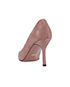 Gucci Horsebit Leather Peep Toe Heels, back view