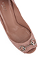 Gucci Horsebit Leather Peep Toe Heels, other view