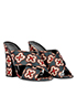 Gucci Webby Floral Slip-On Block Mules, side view