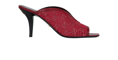 Gucci GG Crystal MUles, front view