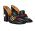 Gucci Malaga Kid Pearl Detailed Mules, side view