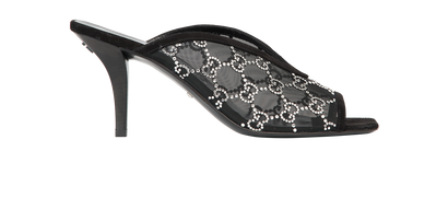 Gucci GG Crystal Sandals, front view