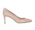 Gucci Malaga Kid Heels, £140, Shoes, Pink, Leather, Front view