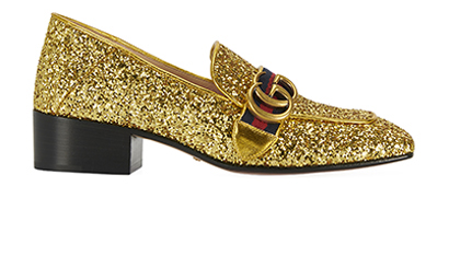 Gucci Peyton Glitter  Shoes, front view