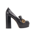 Gucci Platform Loafer Heels, front view